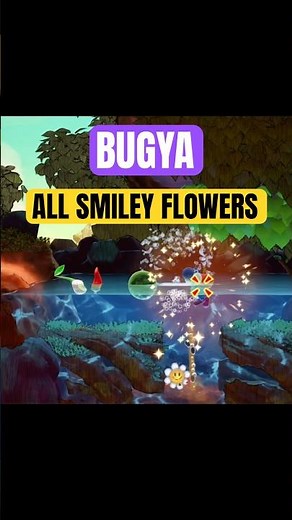 ALL BUGYA SMILEY FLOWERS 🍉 Yoshi and the Mysterious Book Chapter 4 Walkthrough #shorts