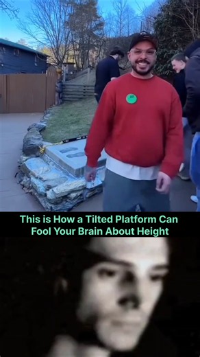 The Tilted Platform Illusion Explained 🧠 #shorts #ytshortsv #facts #physics #science