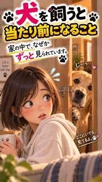犬を飼うと当たり前になること「家の中で、なぜかずっと見られています。」