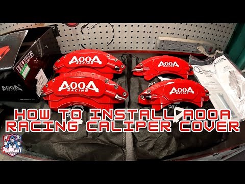HOW TO INSTALL AOOA RACING CALIPER COVER (DIY)