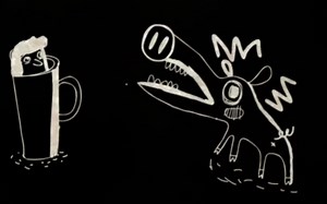 一分钟抽象趣味素描动画短片One Minute Animation Sketch