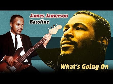 Motown Bass Line (James Jamerson) - What's Going On - with score, tab and play along