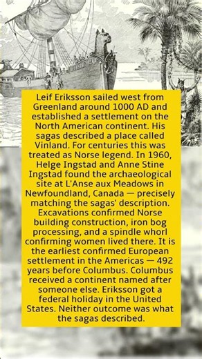 The Viking Who Discovered America Had His Discovery Ignored for 500 Years