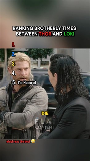 Thor And Loki Being Brotherly 😂