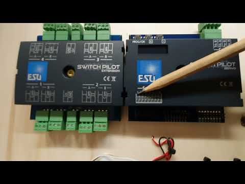 Bertram Model Railway - how to install the ESU Switchpilot servo decoder + ESU Switchpilot extension