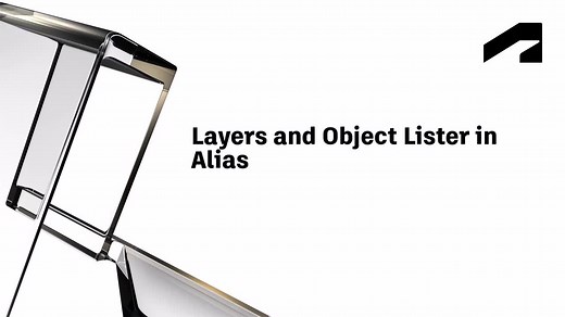 Alias Quick Start Guide - Layers and Object Lister in Alias | Autodesk