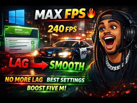 DOUBLE Your FiveM FPS! 🔥 Best Nvidia + Windows Settings