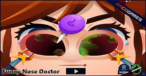 Funny Nose Doctor | Play the Game for Free on PacoGames