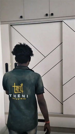 😎Sliding door completed 🔨Theni interior work 🪚#youtube #carpentry #music #woodwork