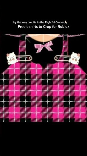 Free T-shirts to crop for your Roblox Avatar