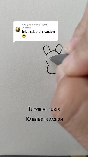 Tutorial Drawing Cute Rabbit Invasion