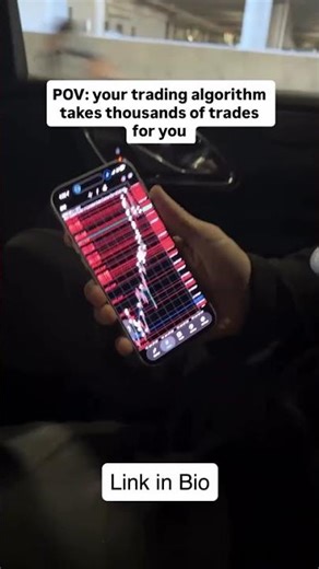 This is what our trading algorithm looks like on your phone while it’s trading for you.