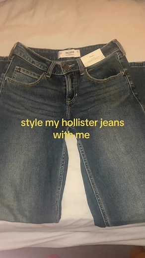Styling My Hollister Low Rise Jeans