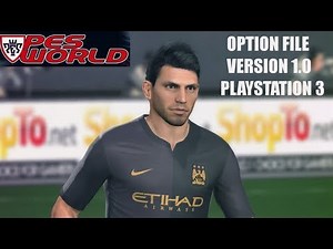 PES 2014 (Option File): "PES WORLD" Version 1.0 (PS3) HD