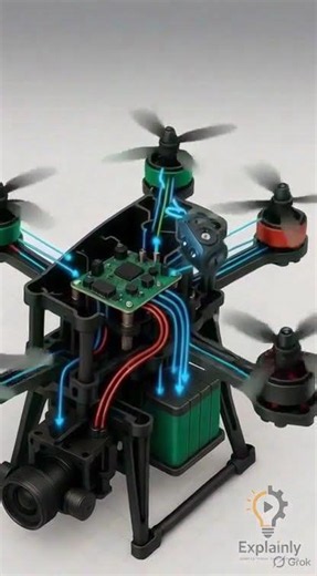 How Does a Drone Work? | Simple 30-Second Explanation ✈️