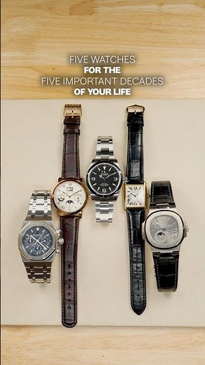 From 20s to 60s: 5 Watches for Every Important Decade! l SwissWatchExpo