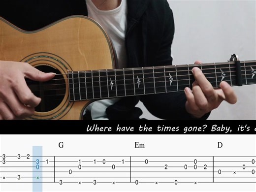 Payphone - Maroon5 _ Fingerstyle_Guitar TAB Chords Tutorial