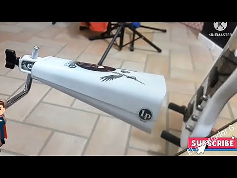 Cencerro de la marca LP, Latin Percution, de la serie SANTANA, exelente instrumento de percución men