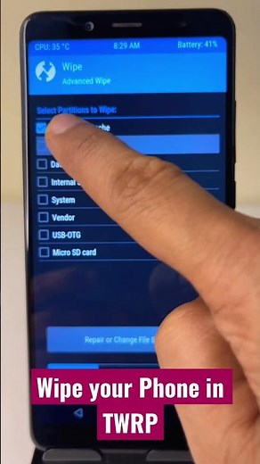 How to Wipe your Phone in TWRP
