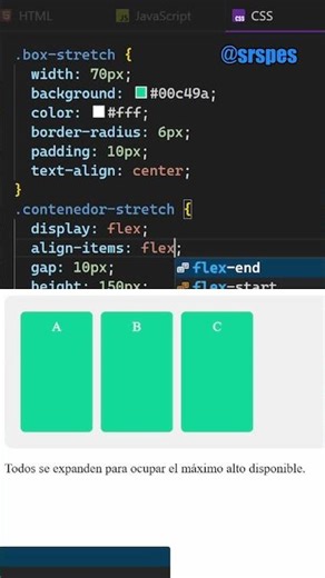 Cómo funciona la propiedad align-items en CSS