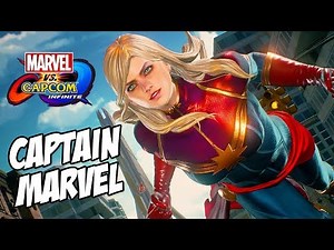 CAPTAIN MARVEL Marvel vs Capcom Infinite Best of Gameplay