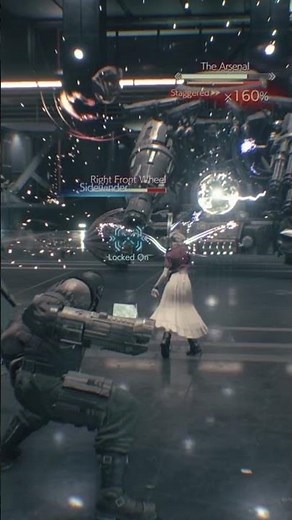Final Fantasy 7 Remake Barret vs Arsenal