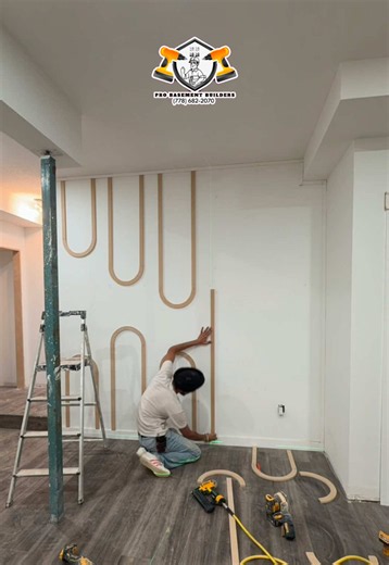 Basement Development Feature Wall Ideas for Finished Basements