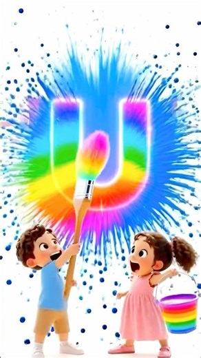 Magic Paint Brush Reveals ABC! 🎨🌈 Alphabet Learning for Toddlers | Neil & Nia