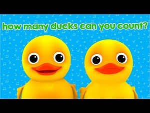 Counting Duck Song 🦆 + More Animal Nursery Rhymes and Kids Songs | Learning ABCs & 123s