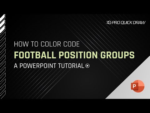 How to Color Code Football Position Groups in PowerPoint | Playbook Visual Tips