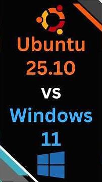 Ubuntu 25.10 vs Windows 11: The REAL Difference in 2 Minutes