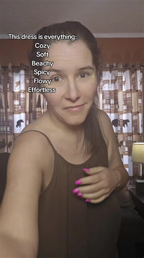 POV: you wanted something comfy… but accidentally cute 👀🔥 This flowy cami lounge dress is soft, breathable, and effortless—perfect for sleeping, slow mornings, patio coffee, or wearing as a beach cover-up. The back? A little spicy in the best way 😏 If you love cozy pieces that don’t look like pajamas, this one is a must for summer. #effortlessstyle #beachcoverup #loungewearstyle #springdress #summerdress