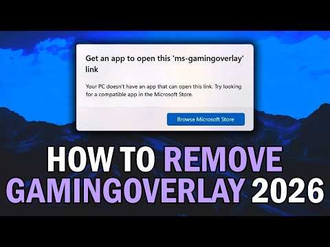 How To FIX "ms-gamingoverlay" Popup Message 2026 (How To Get Rid Of "ms-gamingoverlay" Popup 2026)