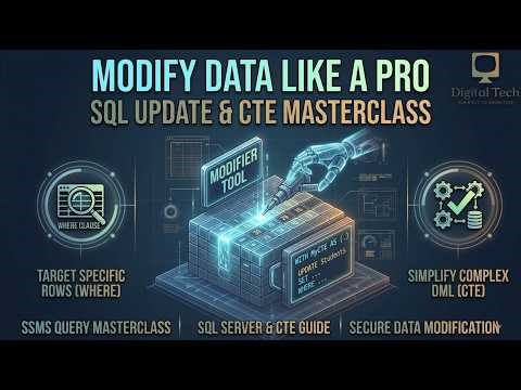 Mastering the SQL UPDATE Statement & Common Table Expressions (CTE) | DBMS Tutorials | Part 24