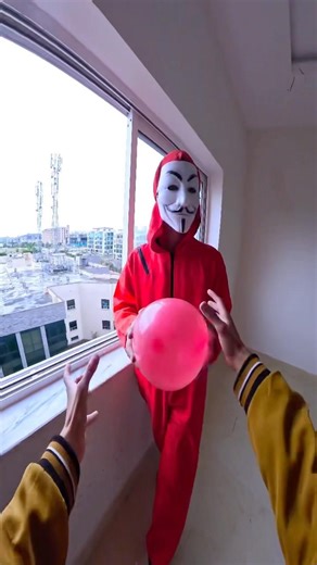 Hacker vs Parkour free running pov 😂 #shortslife #parkourlife #rooftop #explore #funny