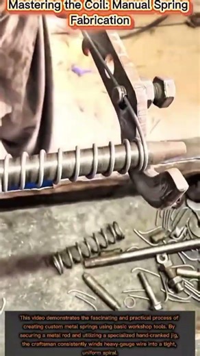 Mastering the Coil: Manual Spring Fabrication
