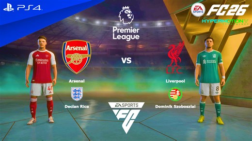FC 26 PS4 - Arsenal vs Liverpool | Premier League 2025/2026 #FC26 #EAFC26 #EASPORTSFC #PlayStation #PS4 #PremierLeague #ARSLIV #Arsenal #Liverpool #TopGoals #Football #Soccer #Sports #Gameplay | MrHarris
