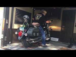 How To Load A Motorcycle Into a Toyhauler