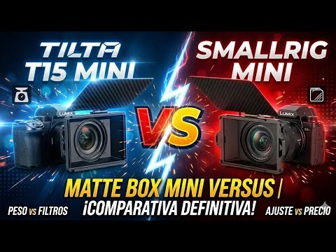🎥 ¿CUÁL ES EL MEJOR MATTE BOX MINI? | Tilta MB-T15 vs. SmallRig Mini