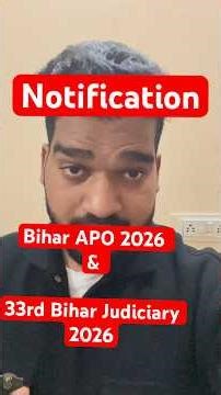 33rd Bihar Judiciary and Bihar APO 2026 #biharjudiciary2026 #biharapo2026 #bpsc