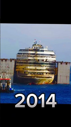 Evolution of Costa Concordia #costaconcordia￼