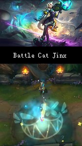 Battle Cat Jinx Skin in League of Legends