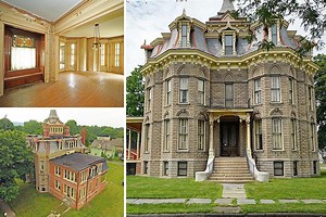 Inside the 10-bedroom CASTLE on sale in New York for just $100,000