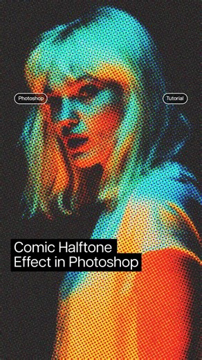 How to Create a Comic Halftone Effect in Photoshop
