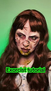 5.7K views · 134 reactions | Exorcist tutorial 冷 @meicoly_official nose and scar wax @vaselinebrand @ucanbemakeup Athena & plantoid pro palette @mehronmakeup white powder @hudabeauty gel eyeliner @blendbunnycosmetics Ellis palette @secretvisionboutique #reels #explorepage #makeupreels #makeup #explorepage✨ #halloweenmakeuplook #theexorcist #halloweenmakeup #simplehalloweenmakeup | Makeup by Analiza | Facebook