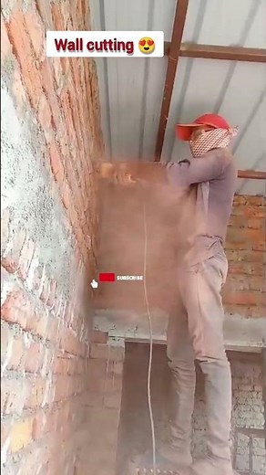 Wall Cutting & Electrical Pipe Installation Using Molding Machine | Fast & Clean Conduit Work