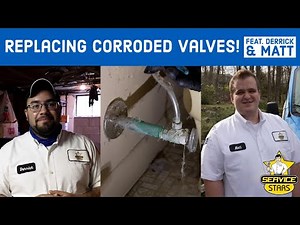 REPLACING CORRODED WATER VALVES IN HOME!