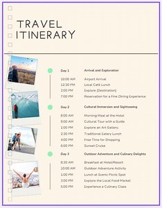 Custom Travel Itinerary: Personalized Trip Planning (digital PDF) - Etsy Canada