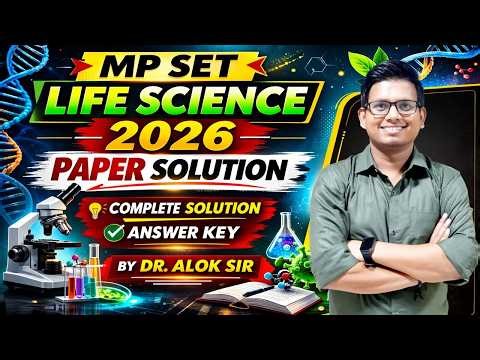 MP SET 2026 Life Science Complete Solution by Dr. A.K. Sir Part -II AAS Academy I
