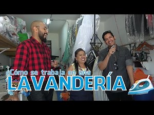 ¿Cómo se trabaja en una lavandería?